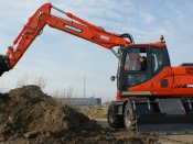 Doosan DX140W nieuwe cabine