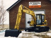 Caterpillar R312 Fa. G.B. Zandstra