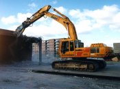Hitachi EX300-3 met MSB MSRC3000 Bork Stuifzand