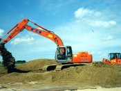 Hitachi EX215LC en Hitachi W130 Fa. A. Sneekes & Zn. Schagerbrug