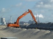 Doosan DX340LC bij J. Termeer / Maasvlakte II